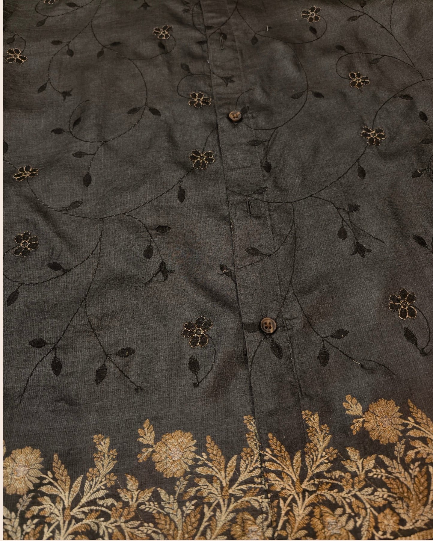 Silk upcycled shirt 01