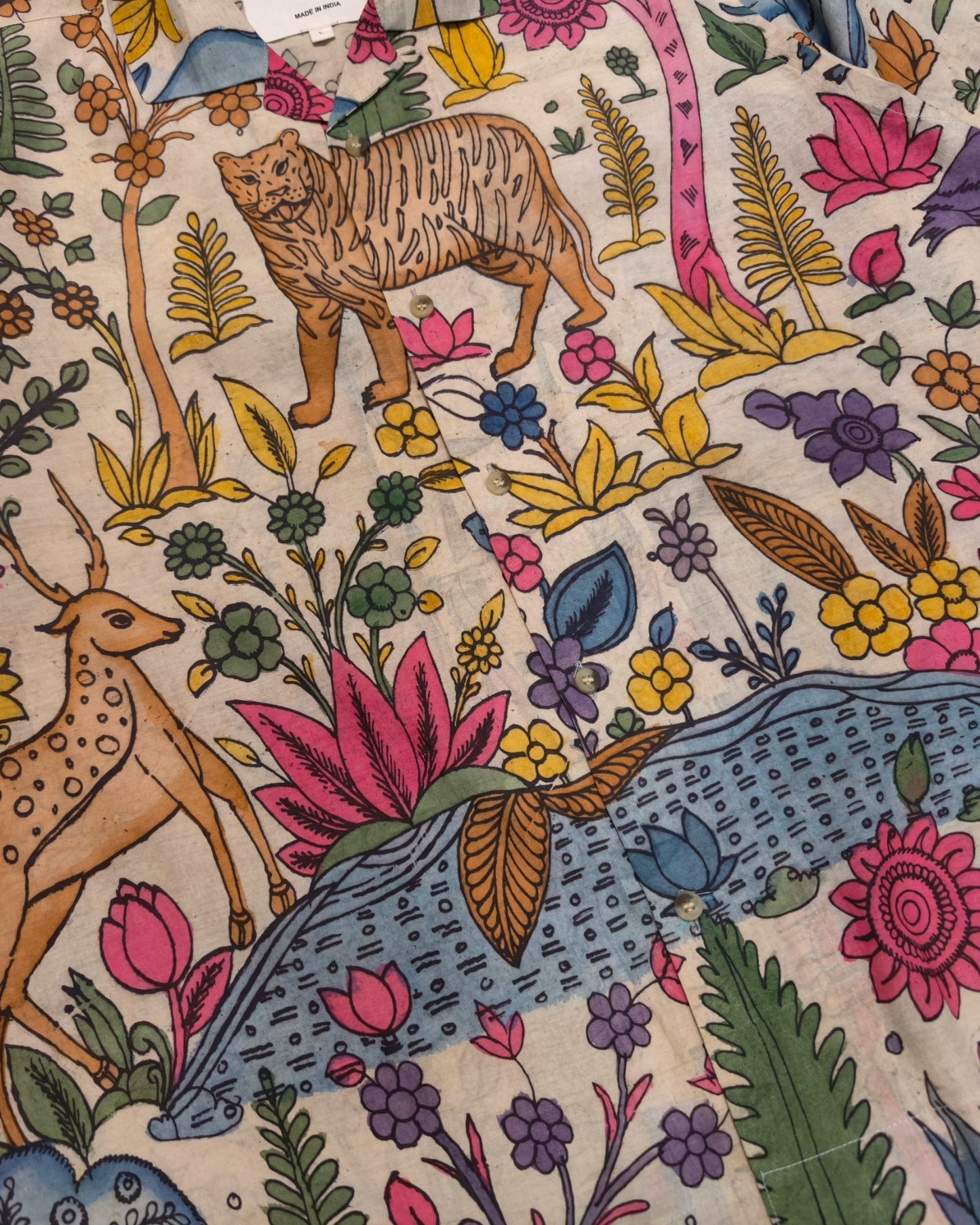 Kalamkari Hand Paint Shirt 26