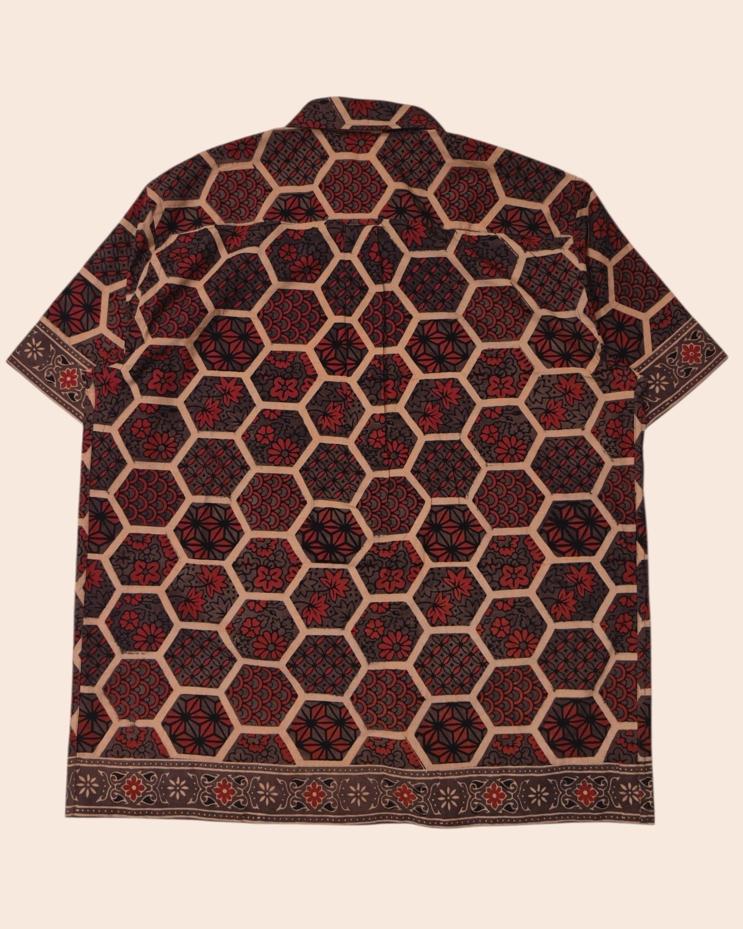 Block Print Ajrakh Shirt 06