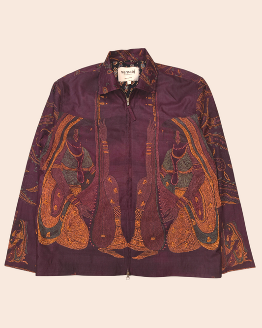 Kantha Hand Embroidered Jacket 07