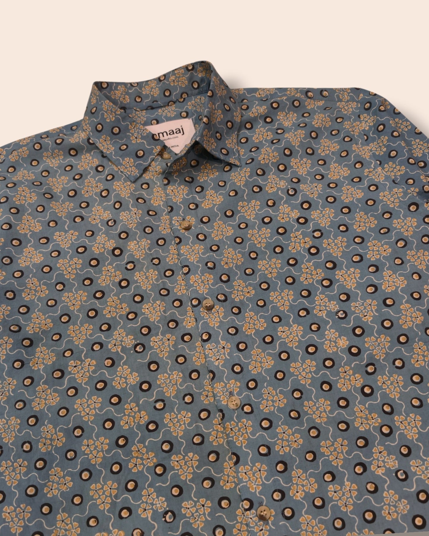 Block Print Ajrakh Shirt 07