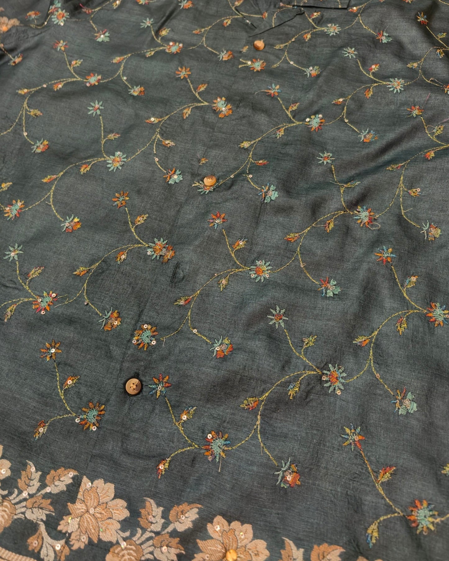 Silk upcycled shirt 03