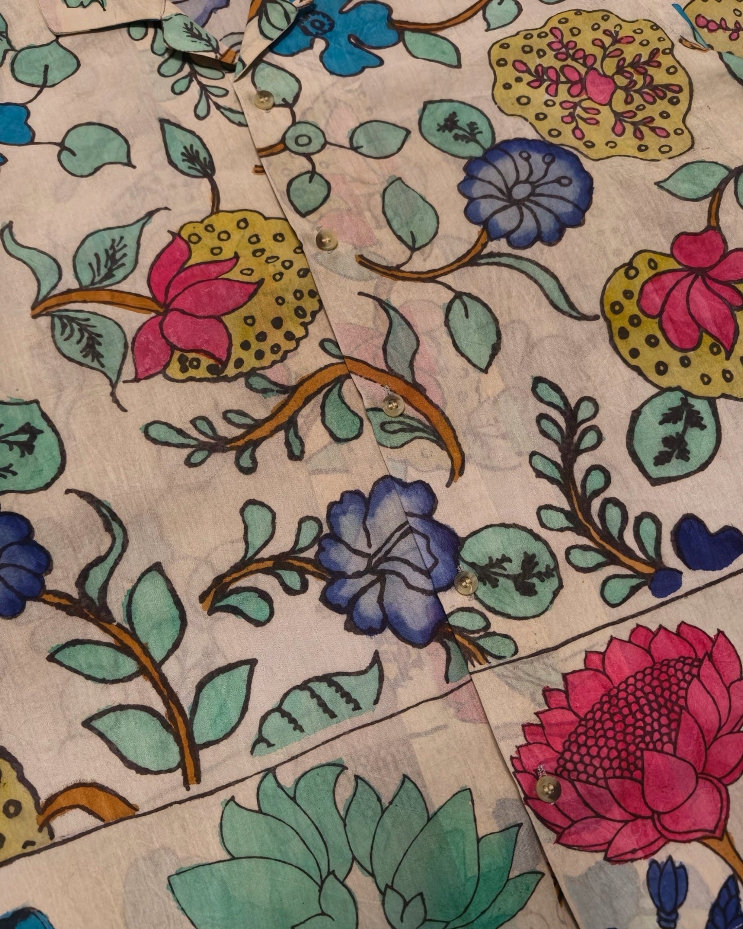 Kalamkari Hand Paint Shirt 27