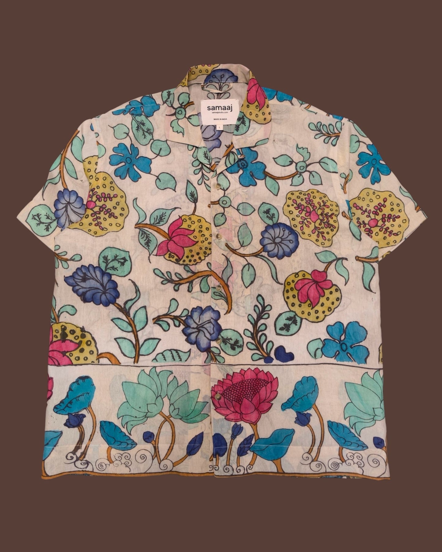 Kalamkari Hand Paint Shirt 27