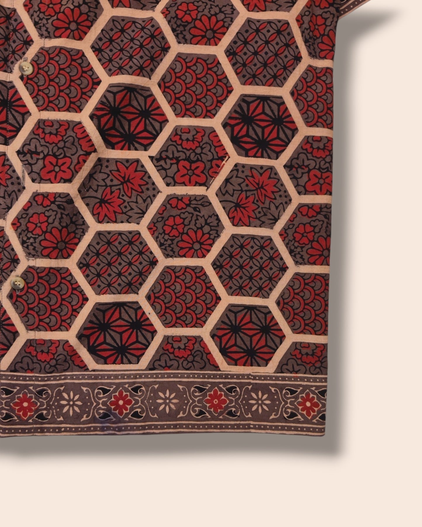 Block Print Ajrakh Shirt 06