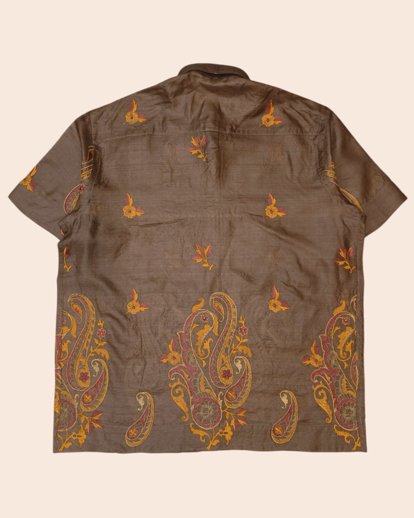 Silk upcycled shirt 02